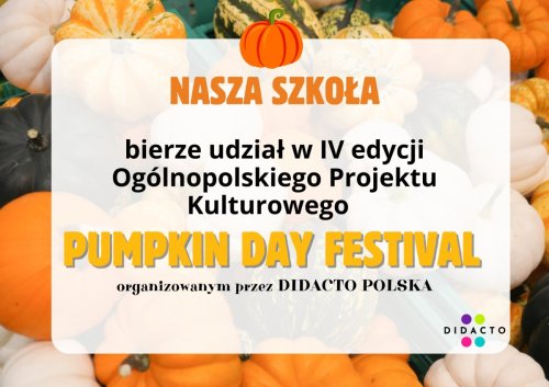 PUMPKIN DAY FESTIVAL - projekt kulturowy