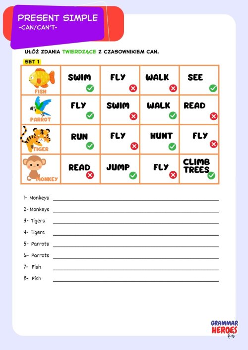 GRAMMAR HEROES 1 -  ogólnopolski projekt edukacyjny