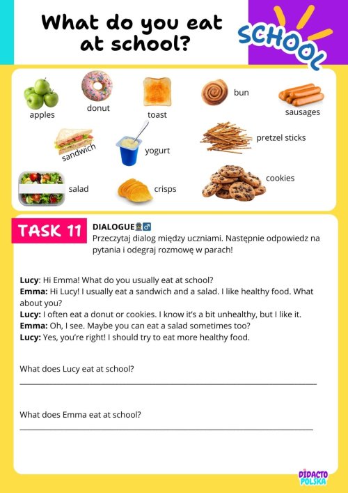 easy peasy English  - at school