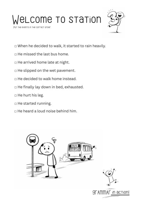 PAST SIMPLE - stacje dydaktyczne