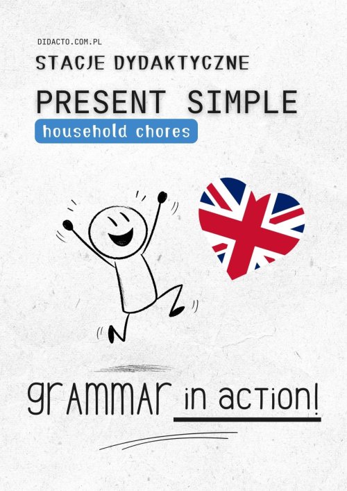 stacje dydaktyczne - Present Simple - household chores