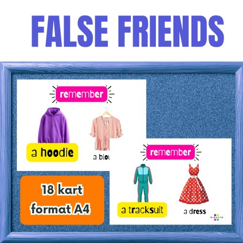 false friends - gazetka/prezentacja