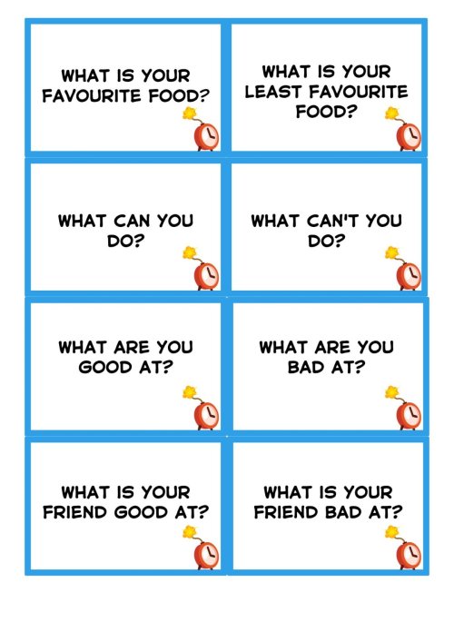 Present Simple - pytania level 1