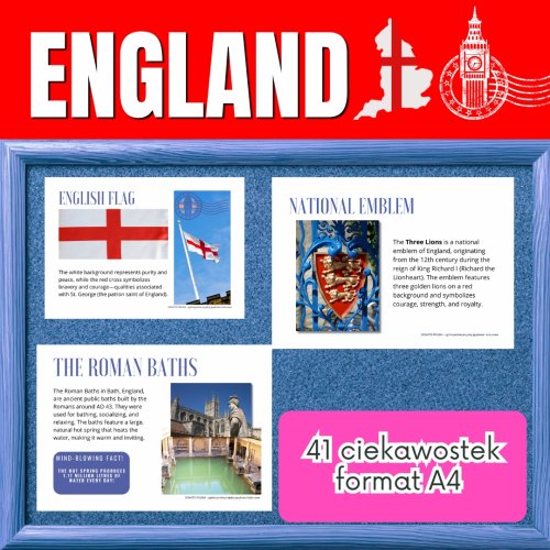 ENGLAND -gazetka edukacyjna/prezentacja