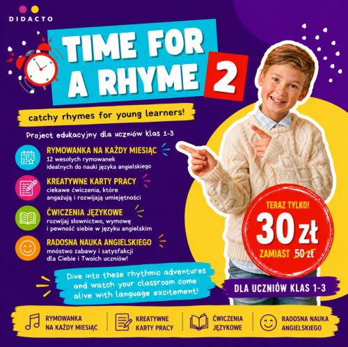 TIME FOR A RHYME 2 - projekt dla klas 1-3