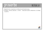 proverbs - speaking